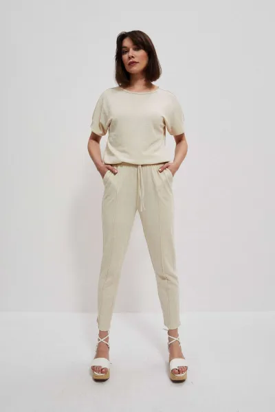 Marisse Women's Sweatshirt L-Bl-3706 L.Beige