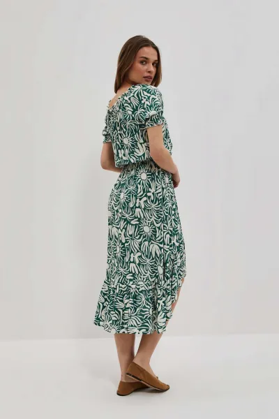 Marisse Women's Dress L-Su-4040 Palm Leaf