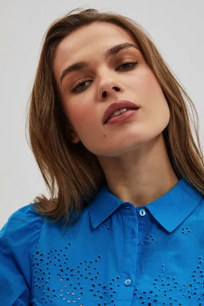 Marisse Women's Shirt L-Ko-4040 Fresh Blue