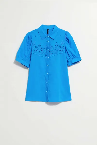 Marisse Women's Shirt L-Ko-4040 Fresh Blue