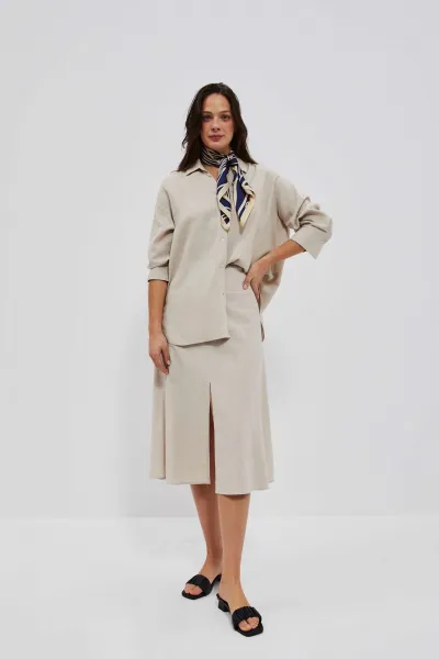 WOMEN'S SKIRT L-SC-4023 D.Beige