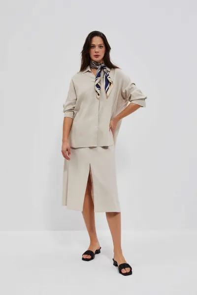 WOMEN'S SKIRT L-SC-4023 D.Beige