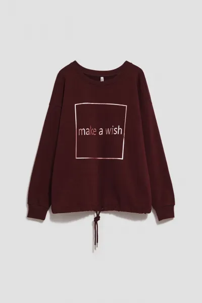 Marisse Simple Sweatshirt With A Print