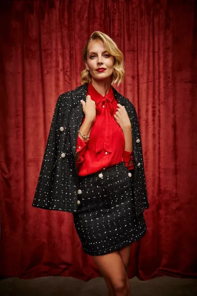 Marisse Double-Breasted Jacket