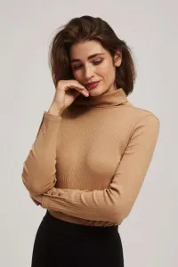 Marisse Ribbed Turtleneck Blouse