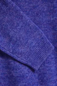 Marisse Purple Tie Sweater