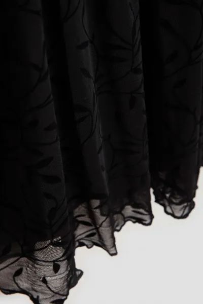 Marisse Black Puff Sleeve Shirt