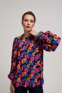 Marisse Black Floral Shirt