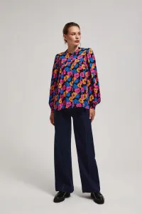 Marisse Black Floral Shirt