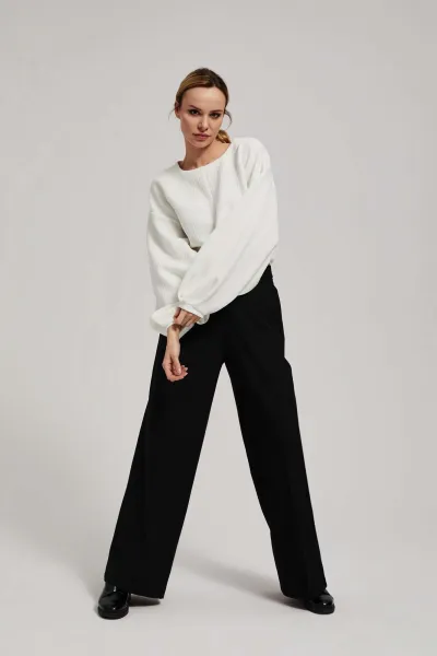 Sweatshirt with a wide turtleneck