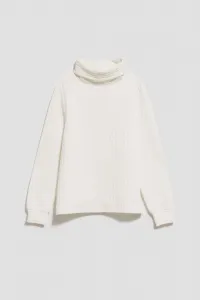 Sweatshirt with a wide turtleneck