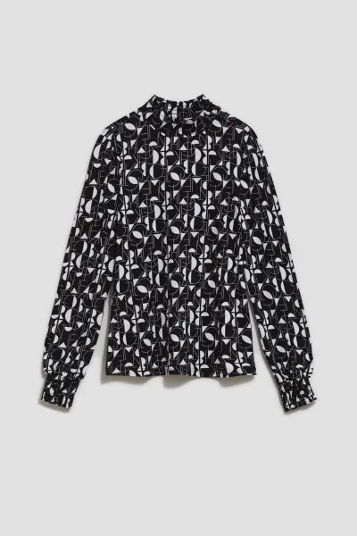 Marisse Patterned Blouse