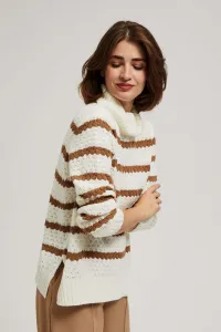 Marisse Striped Turtleneck Sweater