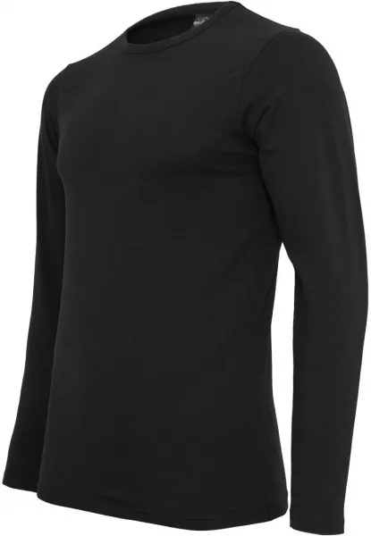 Fitted Stretch L/S T-Shirt Black