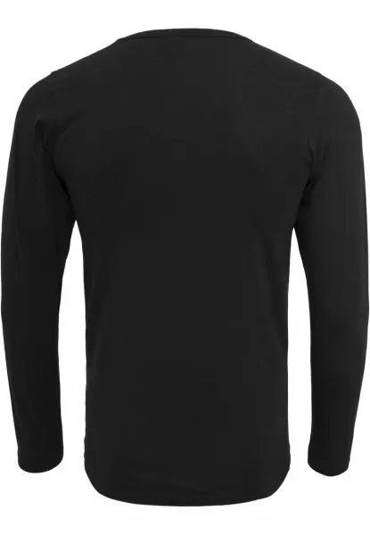 Fitted Stretch L/S T-Shirt Black