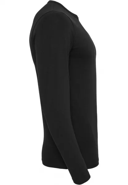 Fitted Stretch L/S T-Shirt Black