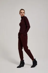 Marisse Thin Turtleneck Sweater, Chestnut