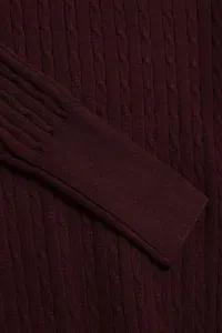 Marisse Thin Turtleneck Sweater, Chestnut