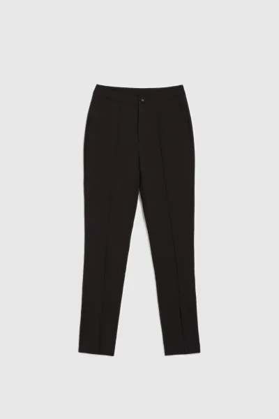 Marisse Crease Trousers With A Slit