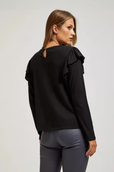Marisse Black Lace Blouse