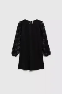Marisse Dress With Openwork Sleeves