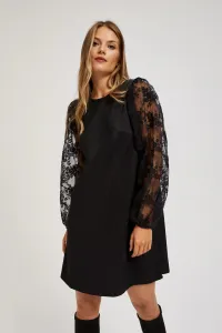Marisse Dress With Openwork Sleeves
