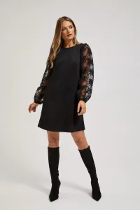Marisse Dress With Openwork Sleeves