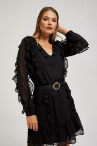Marisse Dress With Ruffles