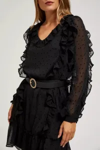 Marisse Dress With Ruffles