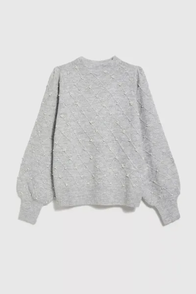 Marisse Sweater With Puffy Sleeves