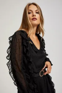Marisse Dress With Ruffles