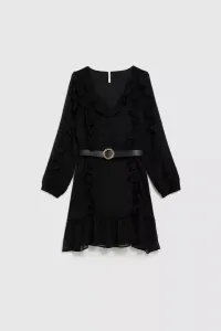 Marisse Dress With Ruffles