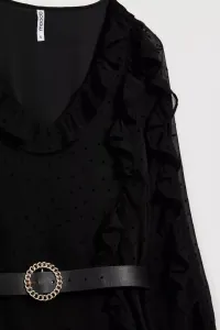 Marisse Dress With Ruffles