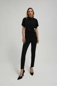 Marisse Elegant Blouse With Wide Sleeves, Black