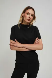 Marisse Elegant Blouse With Wide Sleeves, Black