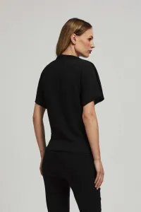 Marisse Elegant Blouse With Wide Sleeves, Black