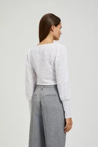 Marisse Openwork Blouse With A V-Neck