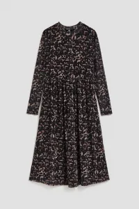 Marisse Beige Leopard Print Midi Dress