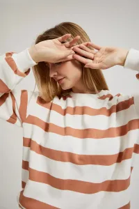 Marisse Women's Sweatshirt L-Bl-4313 L.Brown