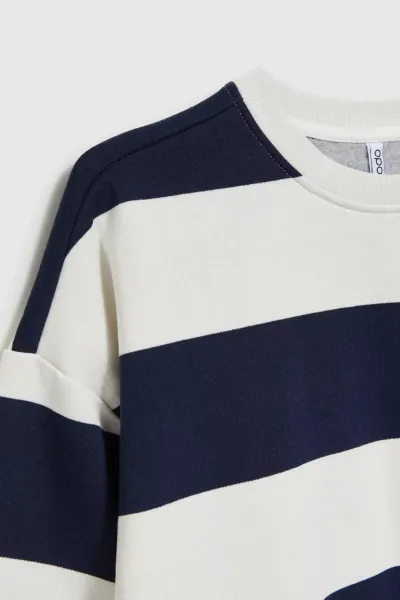 Marisse Women's Sweatshirt L-Bl-4310 Navy
