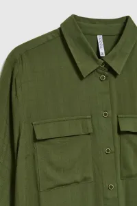 Marisse Women's Shirt L-Ko-4314 Khaki