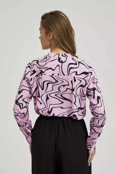 Marisse Women's Shirt L-Ko-4315 Pink