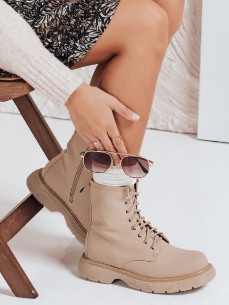 Dámske čižmy MOONSTONE Farba Khaki DSTREET
