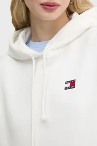 Biela mikina s kapucňou Tommy Jeans