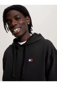 Čierna mikina Tommy Hilfiger s kapucňou