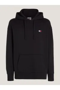 Čierna mikina Tommy Hilfiger s kapucňou