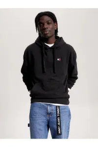 Čierna mikina Tommy Hilfiger s kapucňou