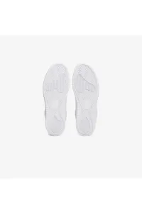 Tommy Hilfiger Men's Brand Logo Leather Top Rubber Outsole White Sneakers Suitable for Casual Use