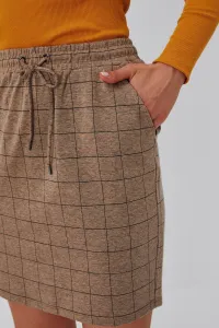 Plaid pencil skirt