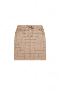Plaid pencil skirt